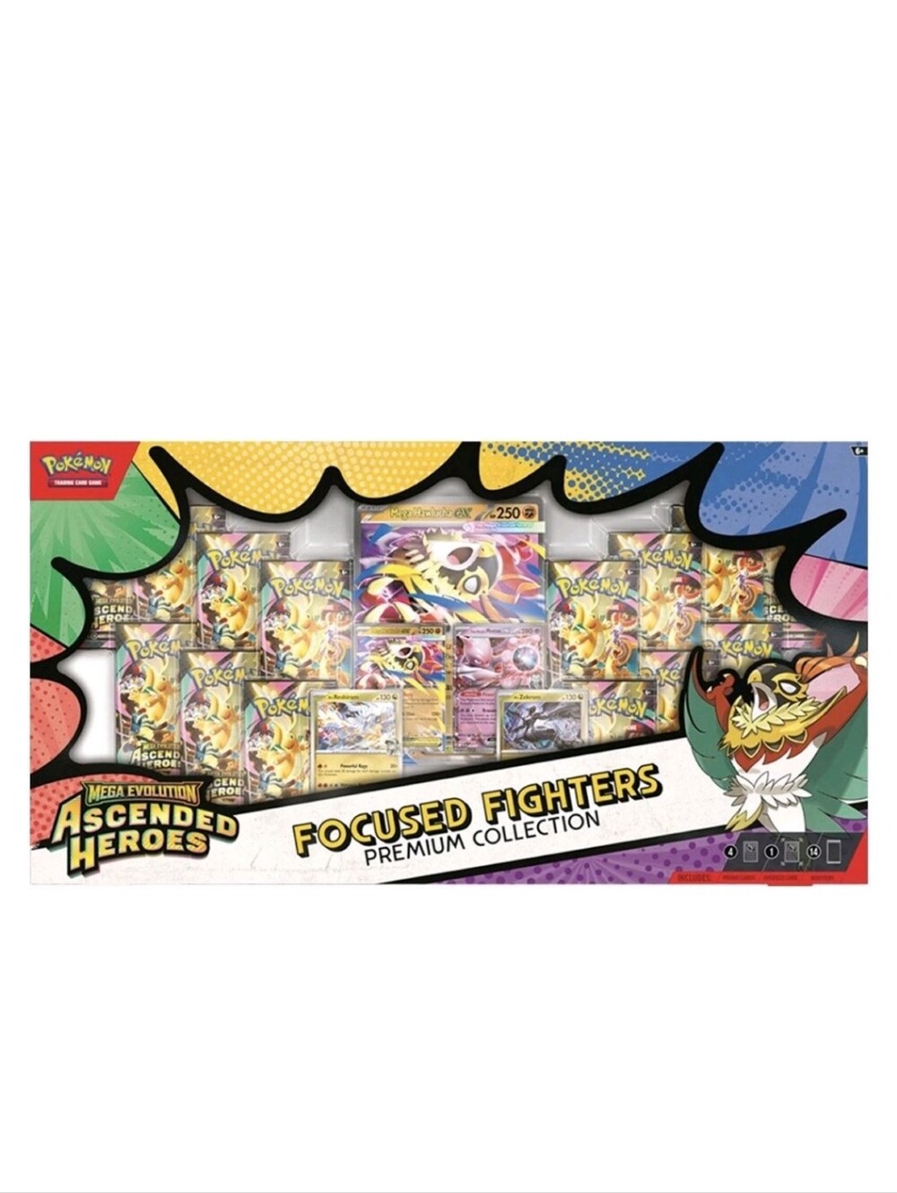 POKÉMON TCG: ASCENDED HEROES FOCUSED FIGHTERS PREMIUM COLLECTION